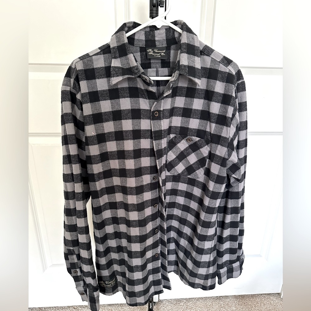 Vermont Flannel Black and grey
